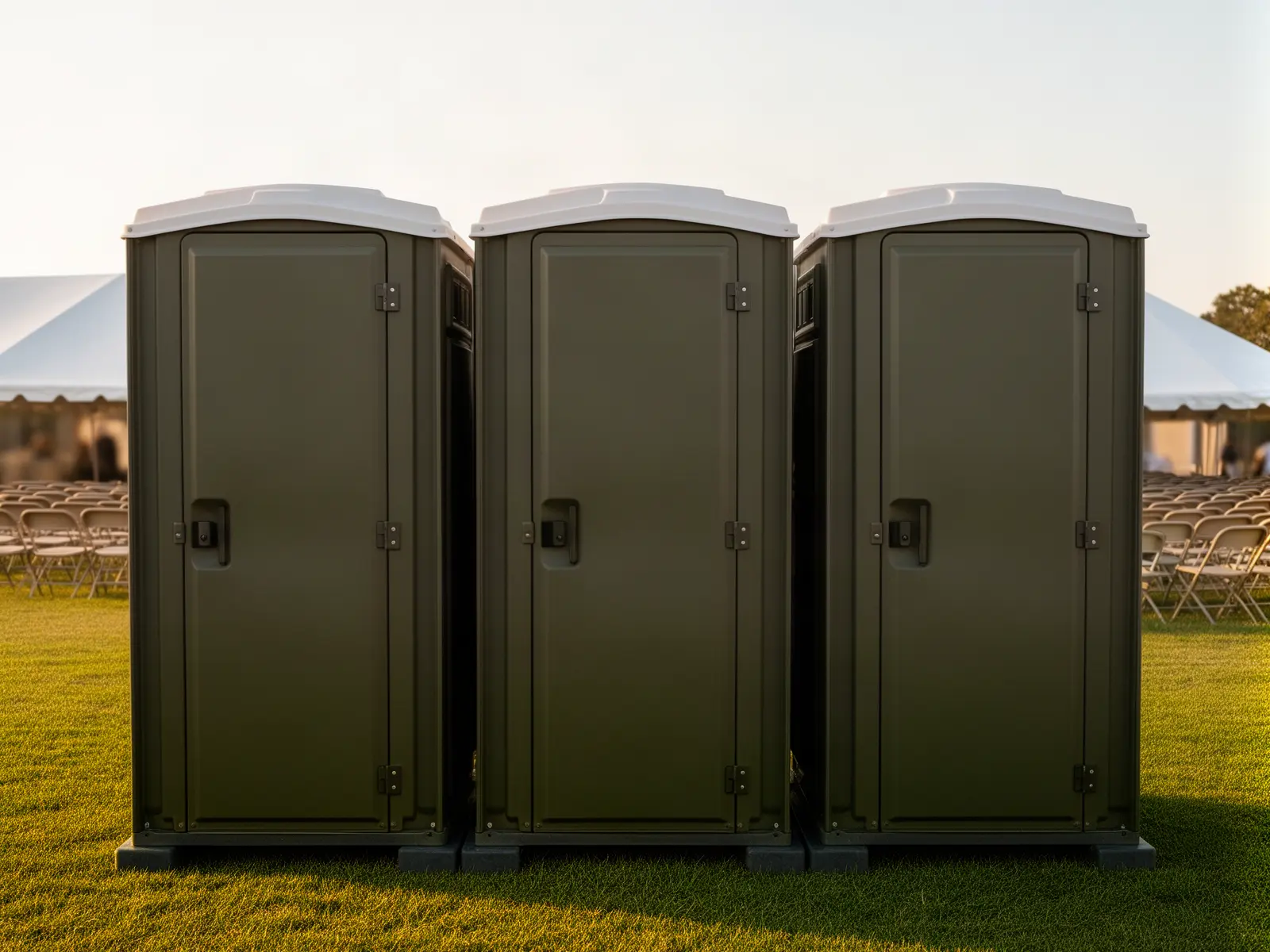 Clean porta potty unit from Grassy Lake Porta Potty Rental in Carrollton, TX